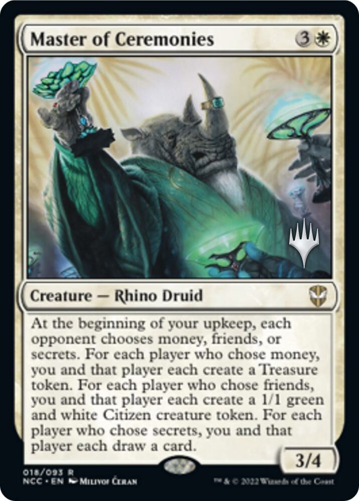 Master of Ceremonies 18 card from Promo Pack: Streets of New Capenna