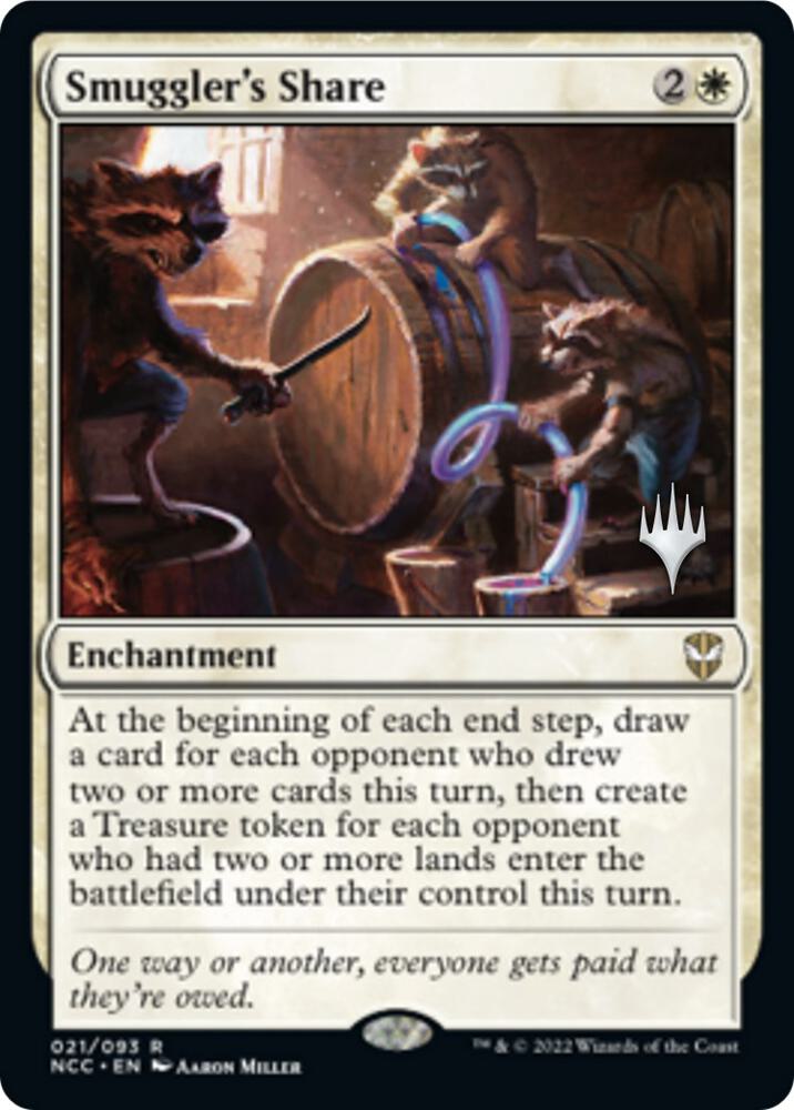 Smuggler's Share 21 card from Promo Pack: Streets of New Capenna