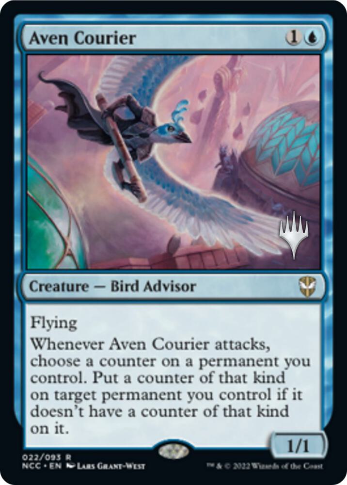 Aven Courier 22 card from Promo Pack: Streets of New Capenna