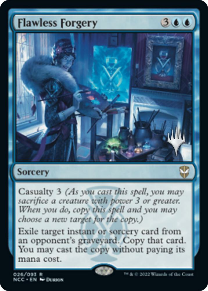 Flawless Forgery 26 card from Promo Pack: Streets of New Capenna