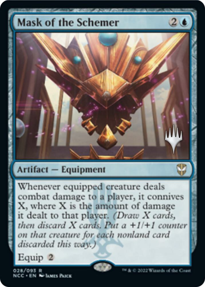 Mask of the Schemer 28 card from Promo Pack: Streets of New Capenna