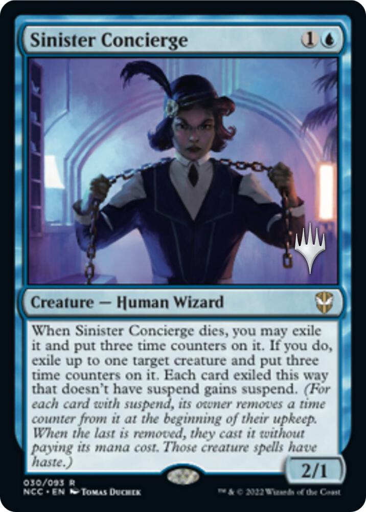 Sinister Concierge 30 card from Promo Pack: Streets of New Capenna