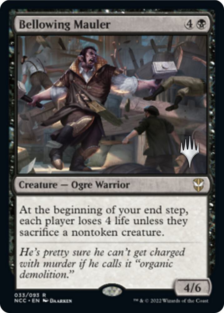 Bellowing Mauler 33 card from Promo Pack: Streets of New Capenna