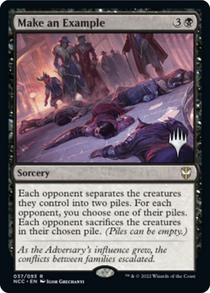 Make an Example 37 card from Promo Pack: Streets of New Capenna