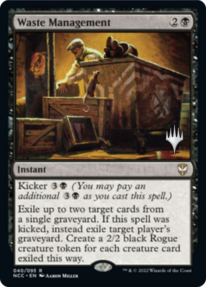 Waste Management 40 card from Promo Pack: Streets of New Capenna