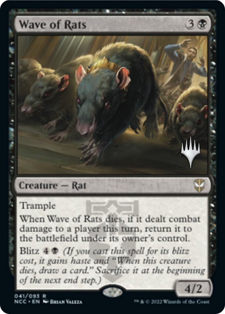 Wave of Rats 41 card from Promo Pack: Streets of New Capenna