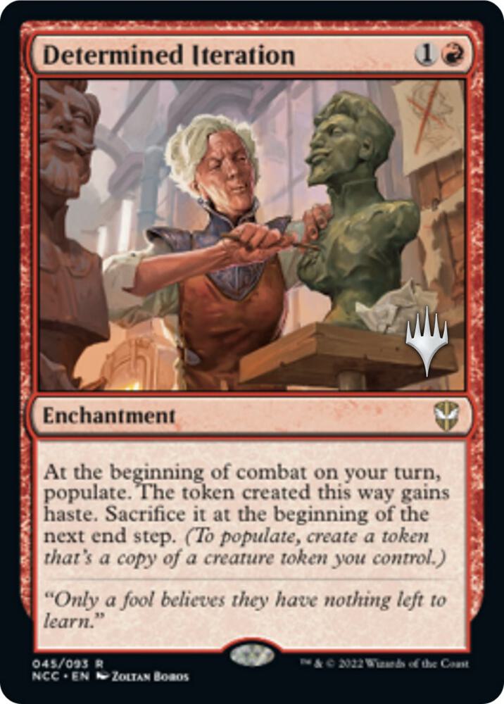 Determined Iteration 45 card from Promo Pack: Streets of New Capenna