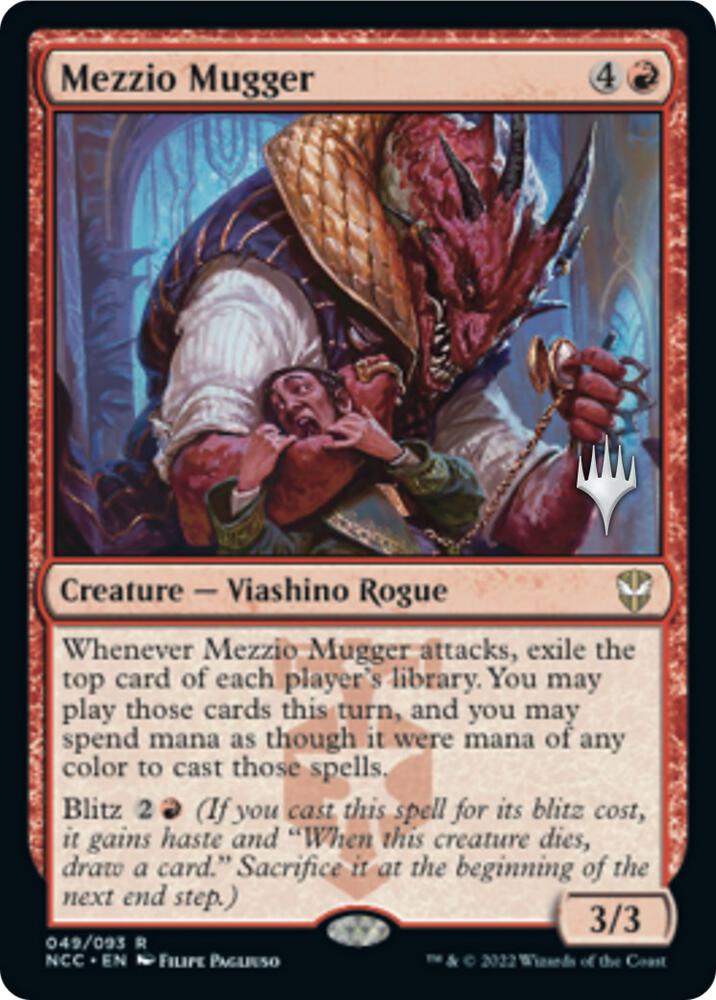 Mezzio Mugger 49 card from Promo Pack: Streets of New Capenna