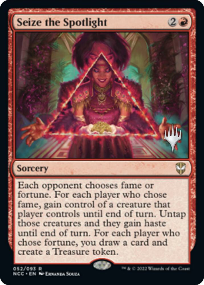 Seize the Spotlight 52 card from Promo Pack: Streets of New Capenna