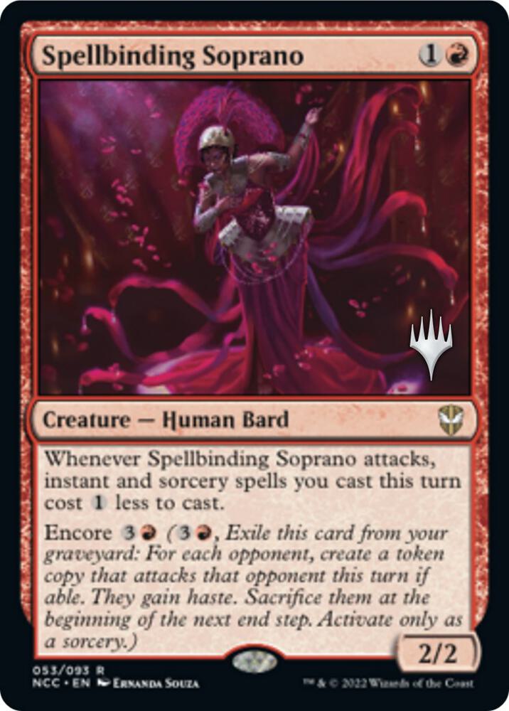 Spellbinding Soprano 53 card from Promo Pack: Streets of New Capenna
