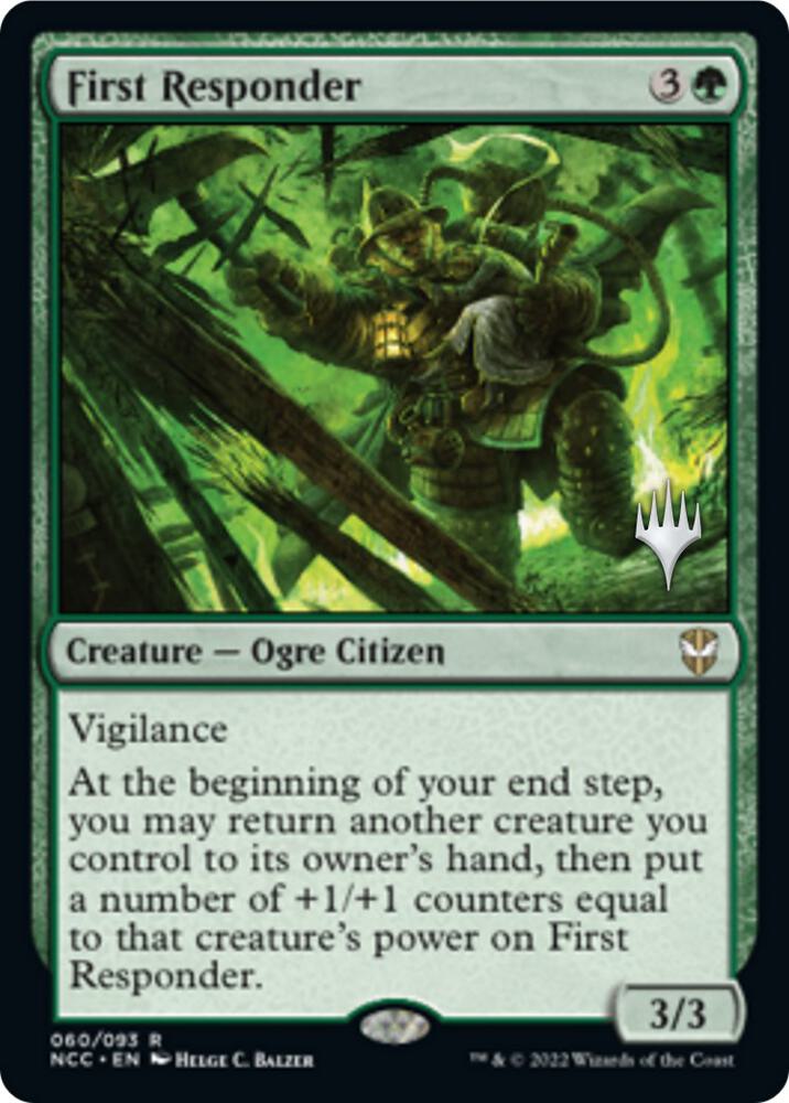 First Responder 60 card from Promo Pack: Streets of New Capenna