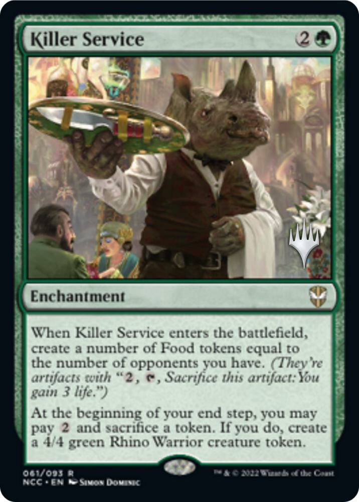 Killer Service 61 card from Promo Pack: Streets of New Capenna