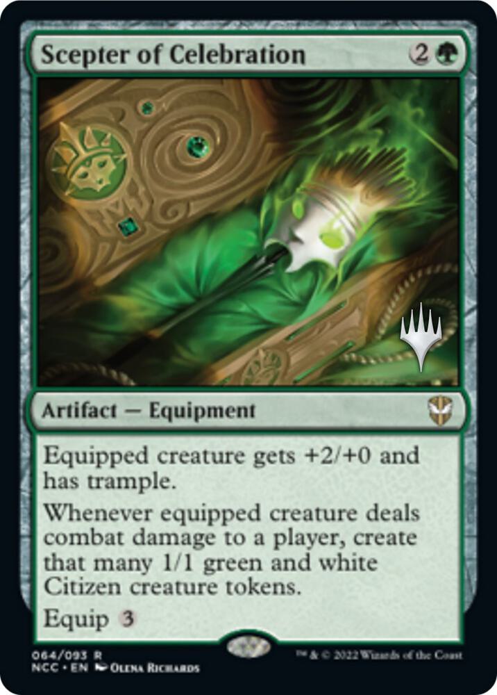 Scepter of Celebration 64 card from Promo Pack: Streets of New Capenna