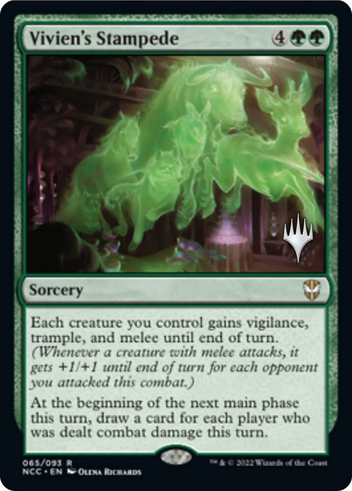 Vivien's Stampede 65 card from Promo Pack: Streets of New Capenna