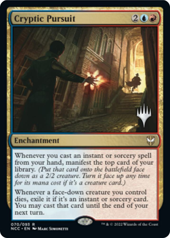 Cryptic Pursuit 70 card from Promo Pack: Streets of New Capenna