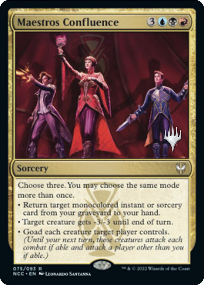 Maestros Confluence 75 card from Promo Pack: Streets of New Capenna