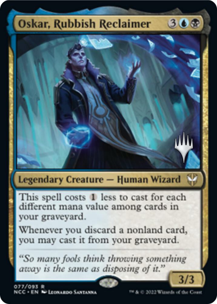 Oskar, Rubbish Reclaimer 77 card from Promo Pack: Streets of New Capenna