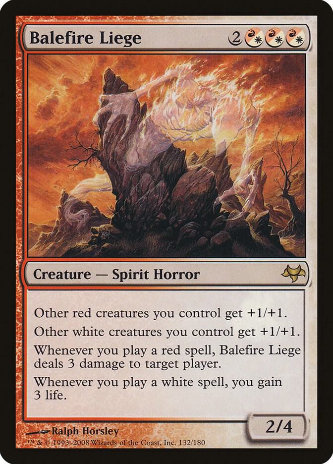 Balefire Liege 132 card from Eventide
