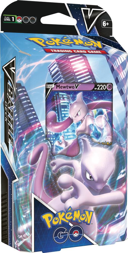 V Battle Deck [Mewtwo V] card from Pokemon GO