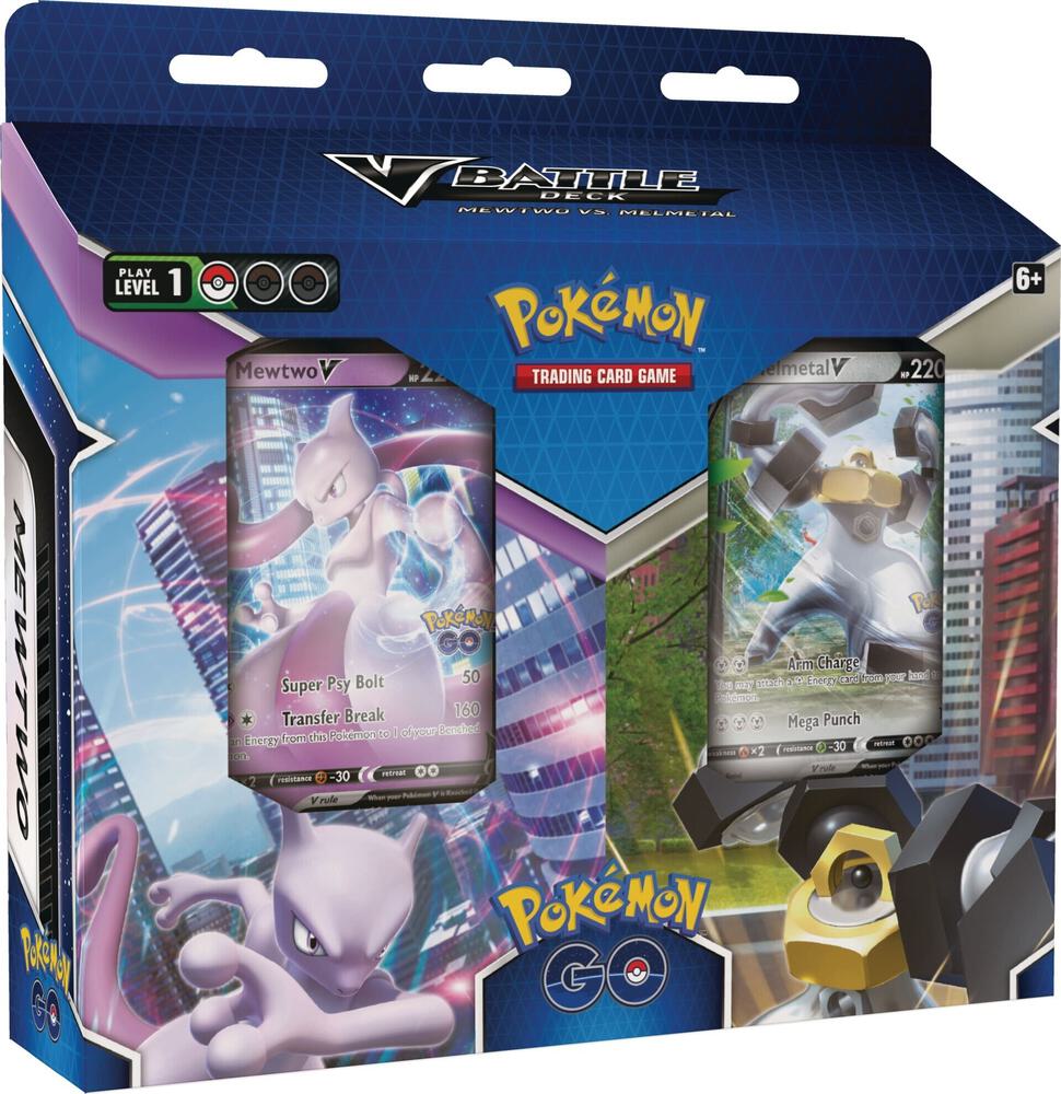 Pokemon GO V Battle Deck Bundle [Mewtwo V/Melmetal V] card from Pokemon GO
