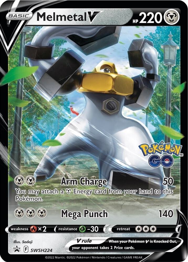 Melmetal V SWSH224 card from SWSH: Sword & Shield Promo Cards