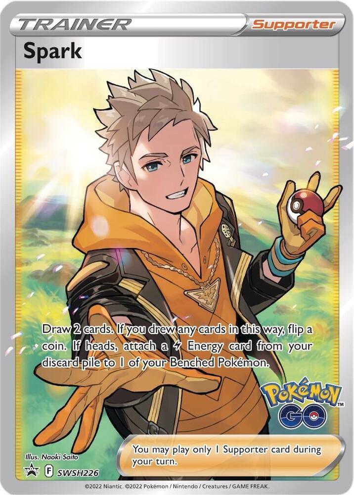 Spark SWSH226 card from SWSH: Sword & Shield Promo Cards