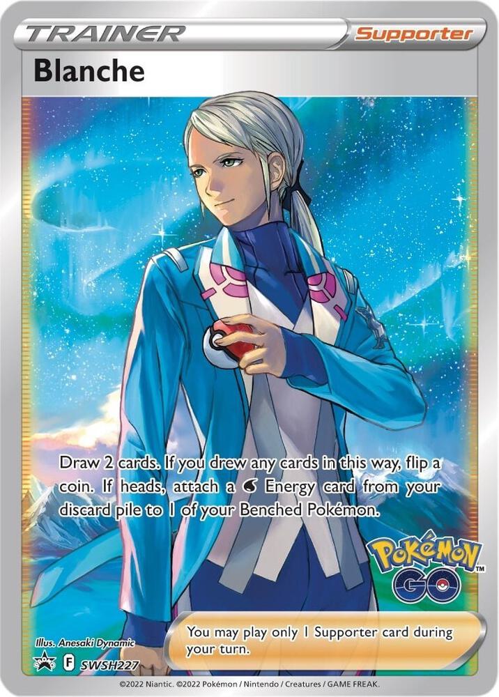 Blanche SWSH227 card from SWSH: Sword & Shield Promo Cards