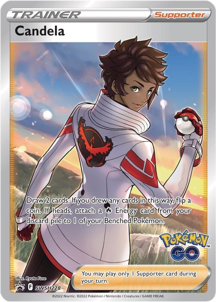 Candela SWSH228 card from SWSH: Sword & Shield Promo Cards
