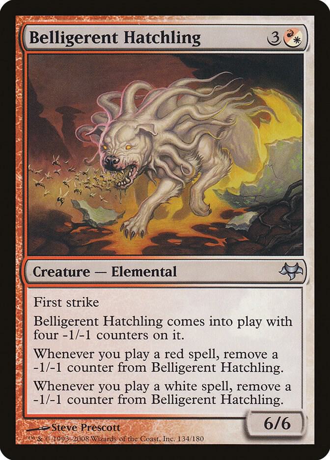 Belligerent Hatchling 134 card from Eventide