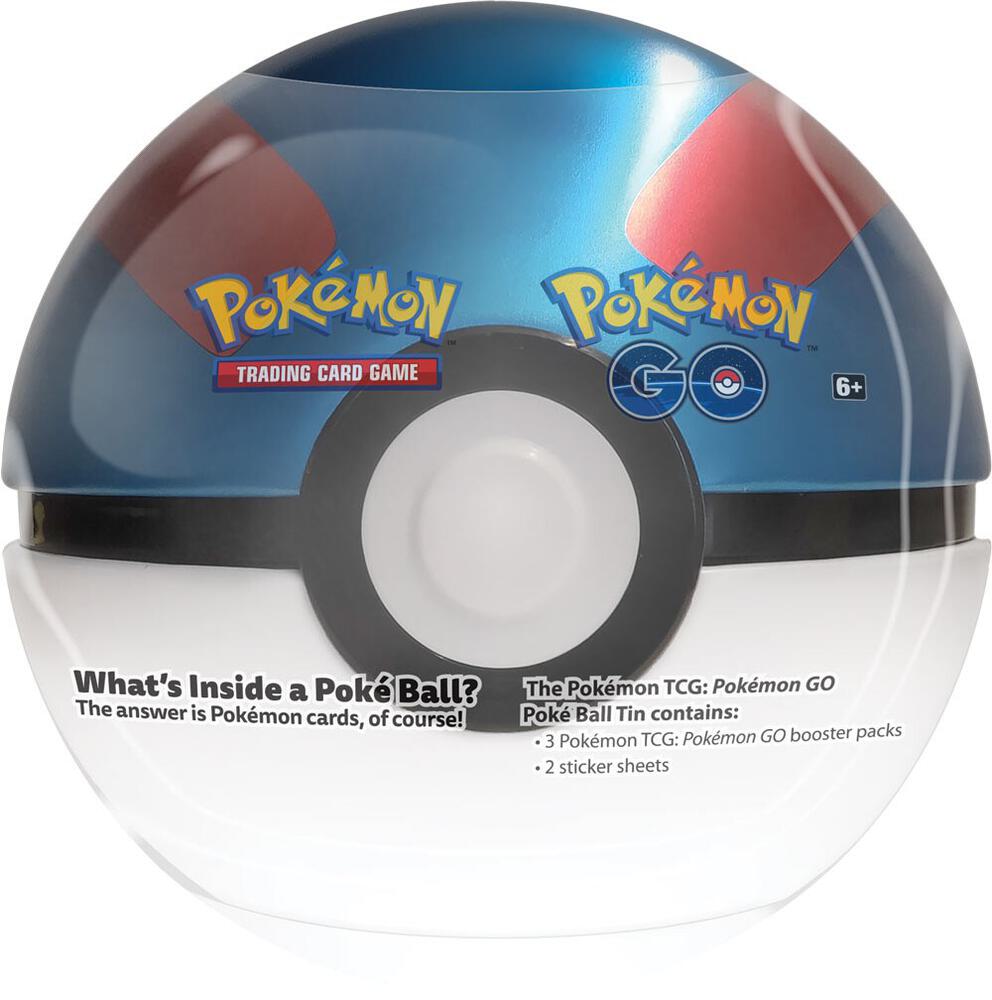 Pokemon GO Poke Ball Tin - Great Ball card from Pokemon GO