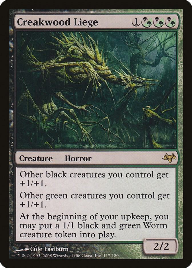 Creakwood Liege 117 card from Eventide