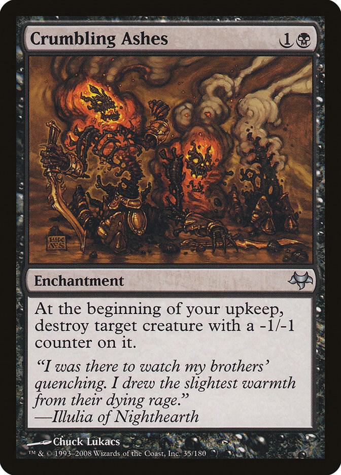 Crumbling Ashes 35 card from Eventide