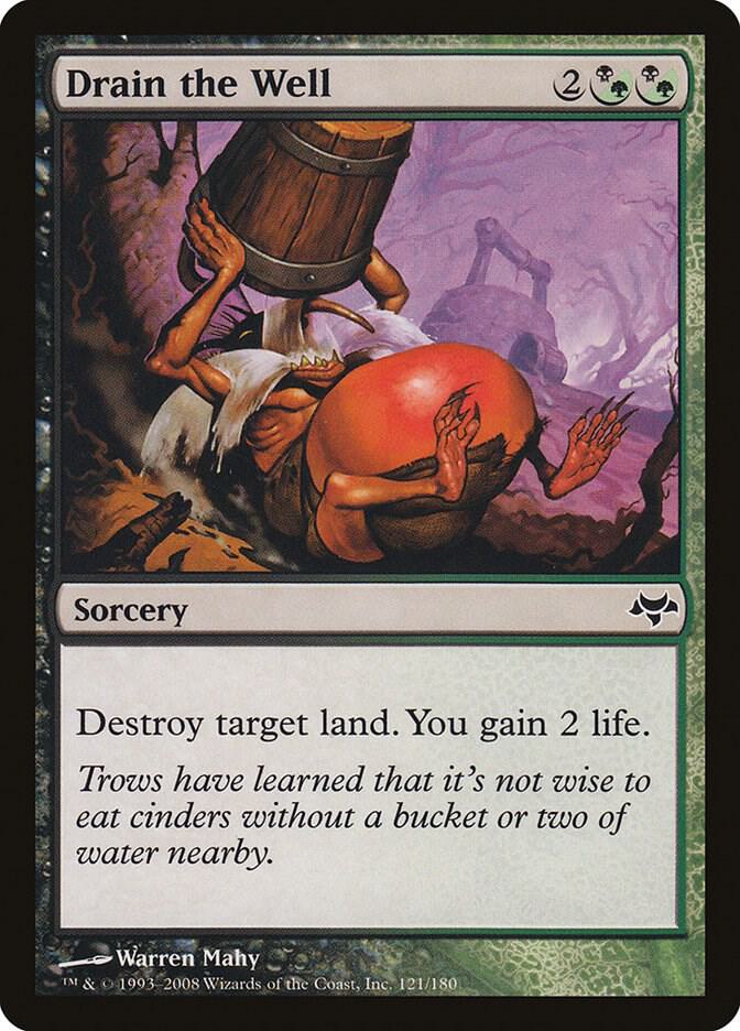 Drain the Well 121 card from Eventide