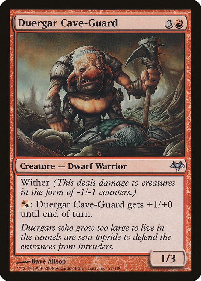 Duergar Cave-Guard 51 card from Eventide