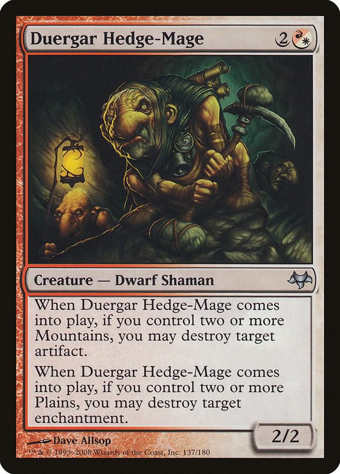 Duergar Hedge-Mage 137 card from Eventide