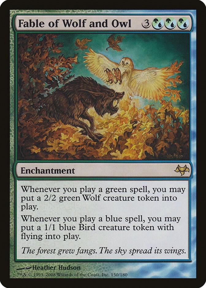 Fable of Wolf and Owl 150 card from Eventide