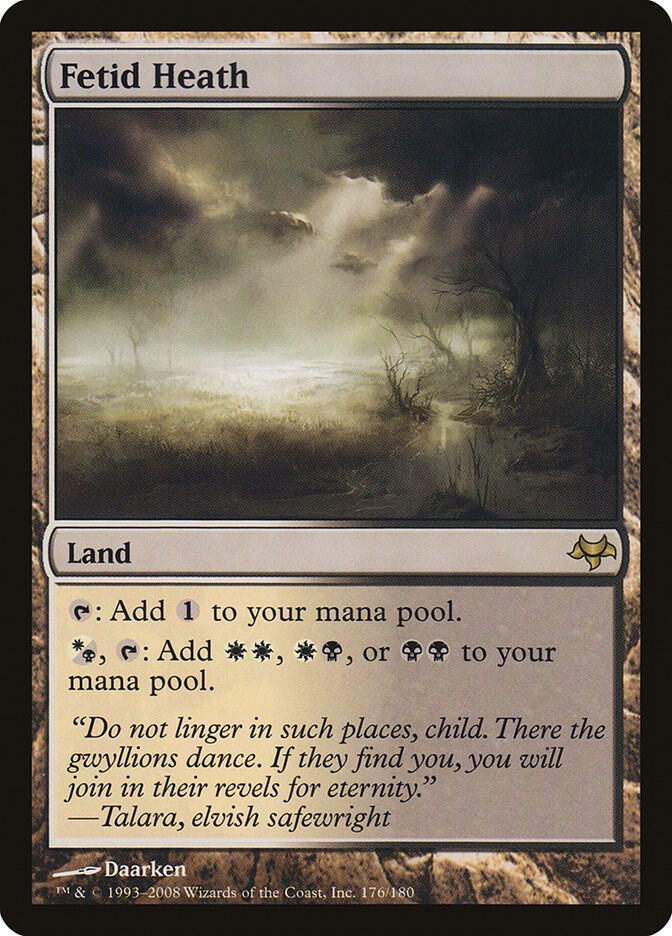 Fetid Heath 176 card from Eventide