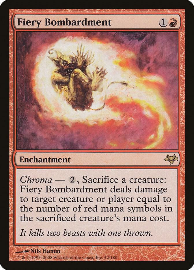 Fiery Bombardment 52 card from Eventide