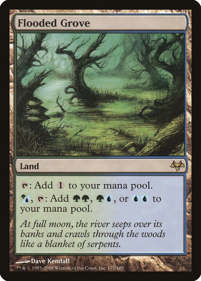Flooded Grove 177 card from Eventide