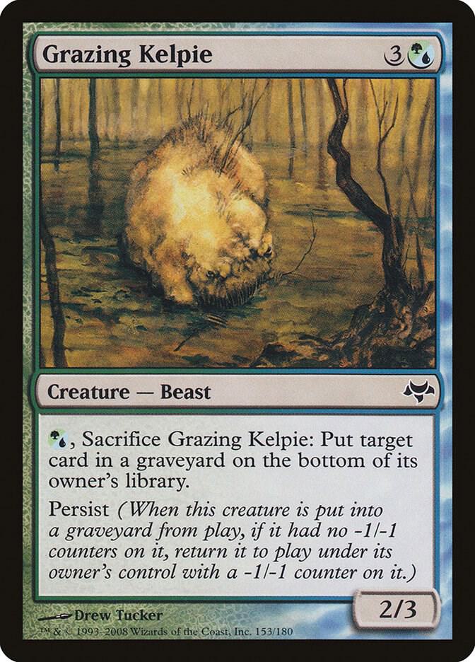Grazing Kelpie 153 card from Eventide
