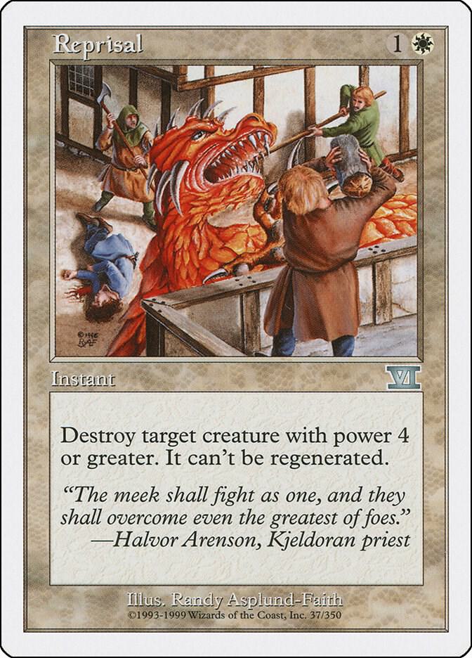 Reprisal 37 card from Classic Sixth Edition