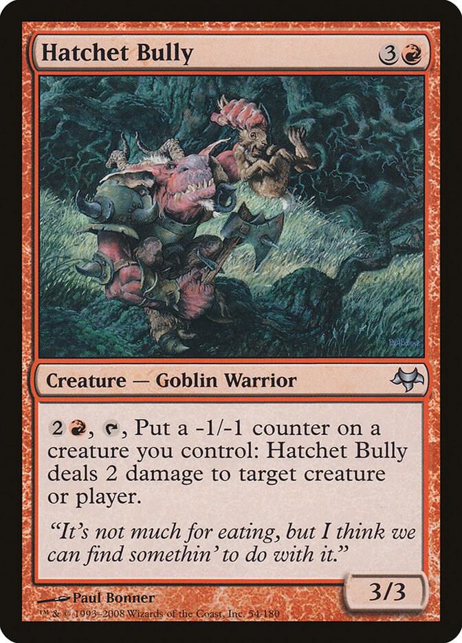 Hatchet Bully 54 card from Eventide