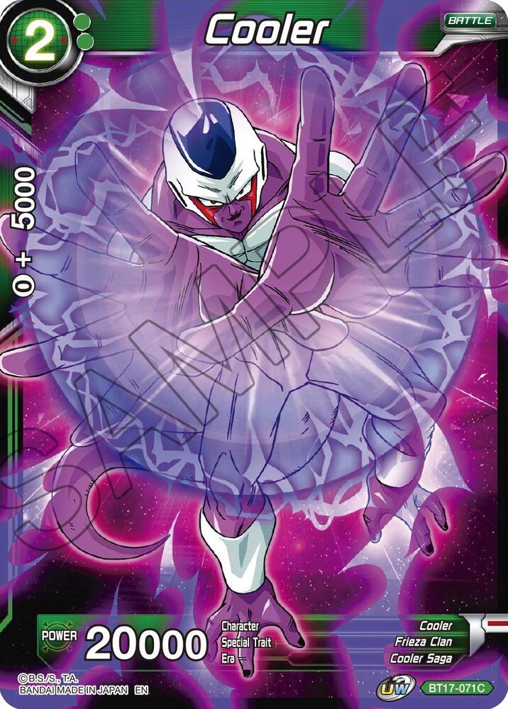 Cooler BT17-071 card from Ultimate Squad