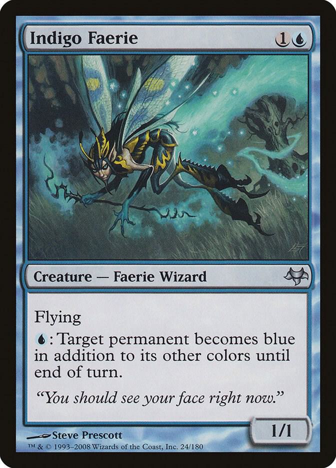 Indigo Faerie 24 card from Eventide