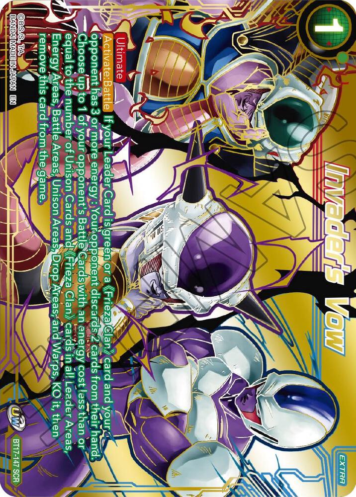 Invader's Vow BT17-147 card from Ultimate Squad