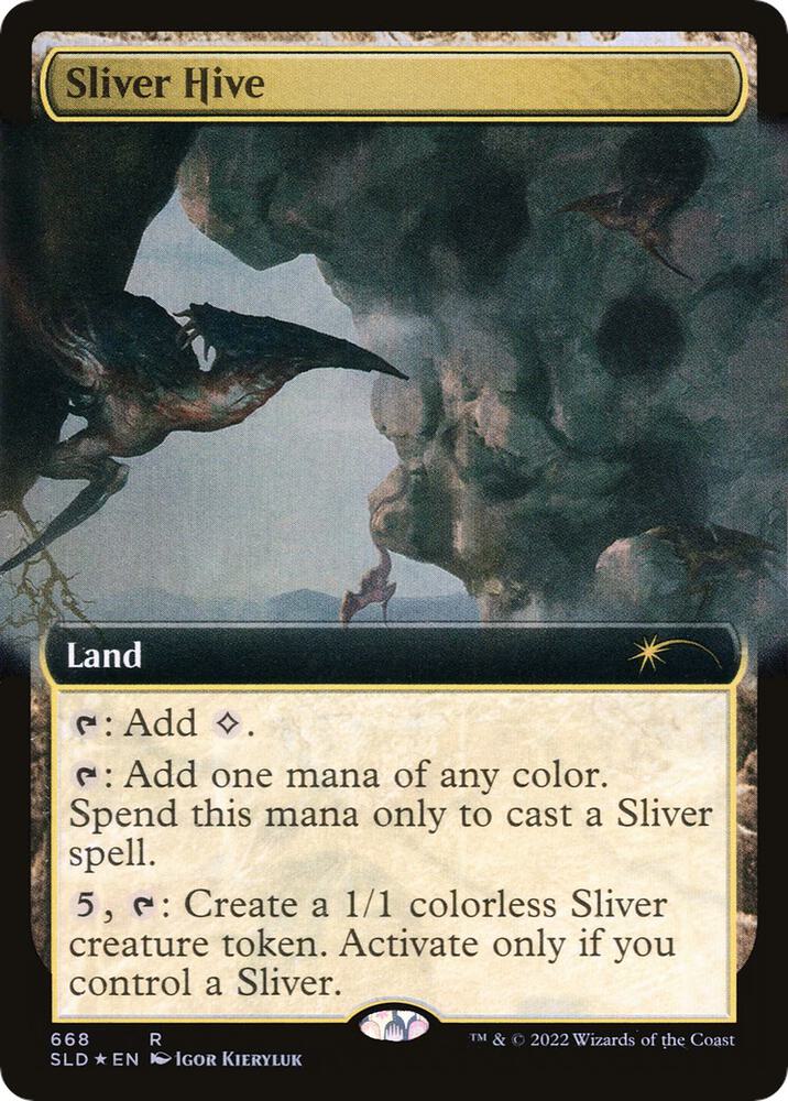 Sliver Hive (Extended Art) 668 card from Secret Lair Drop Series