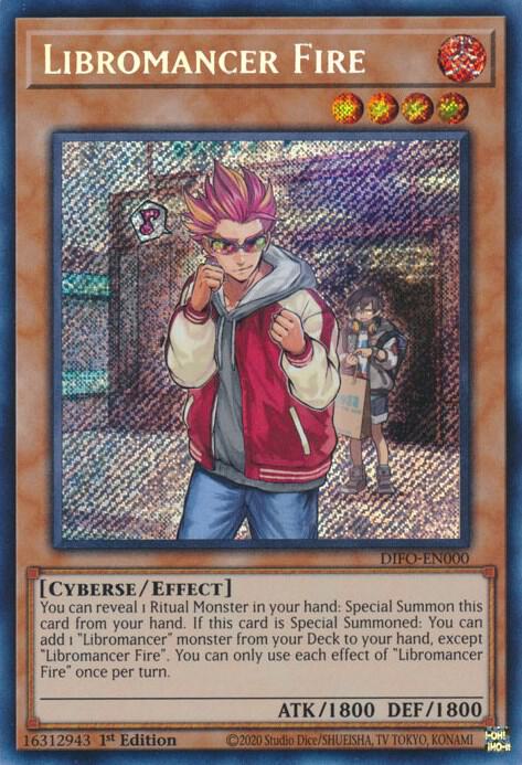 Libromancer Fire DIFO-EN000 card from Dimension Force