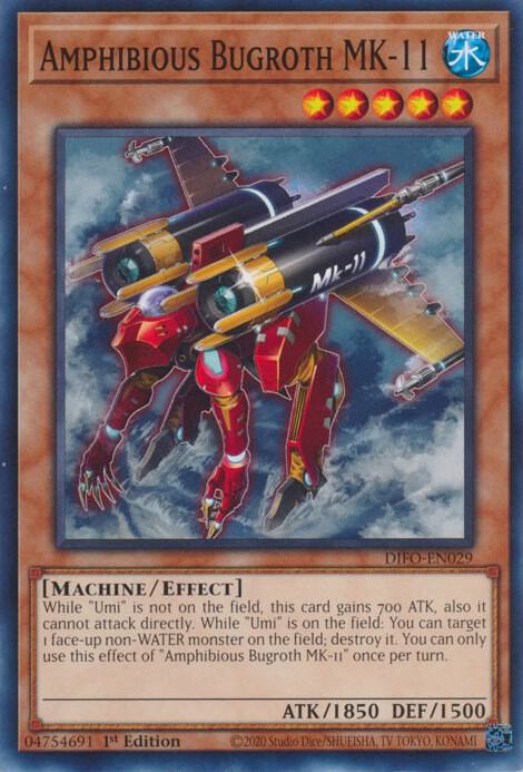 Amphibious Bugroth MK-11 DIFO-EN029 card from Dimension Force
