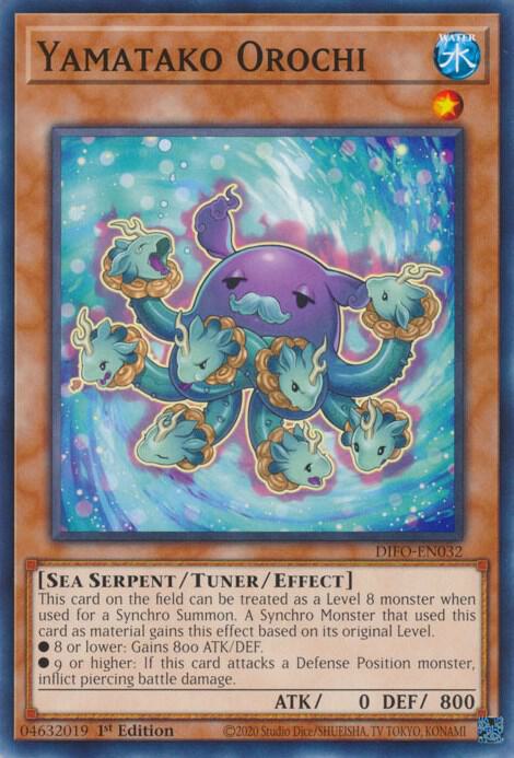 Yamatako Orochi DIFO-EN032 card from Dimension Force