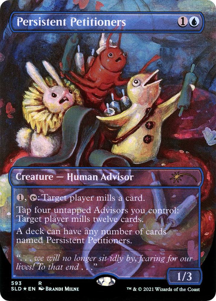 Persistent Petitioners 593 card from Secret Lair Drop Series